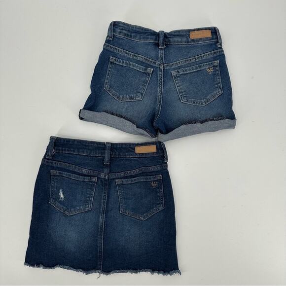 Justice denim short and skort bundle Size 10 - Picture 7 of 8